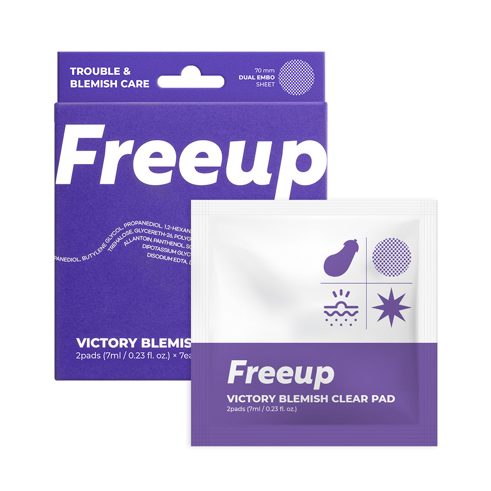 Freeup Victory Blemish Clear Pad  (Portable / Pack of 7)