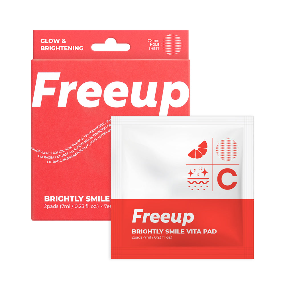 Freeup Brightly Smile Vita Pad (Portable / Pack of 7)