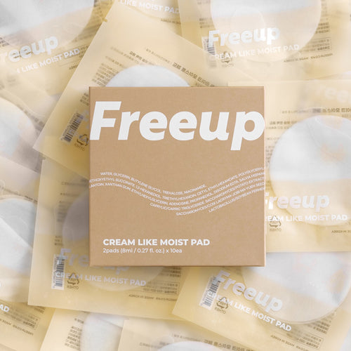 Freeup Cream Like Moist Pad / Moisturizing (Portable / Pack of 10)