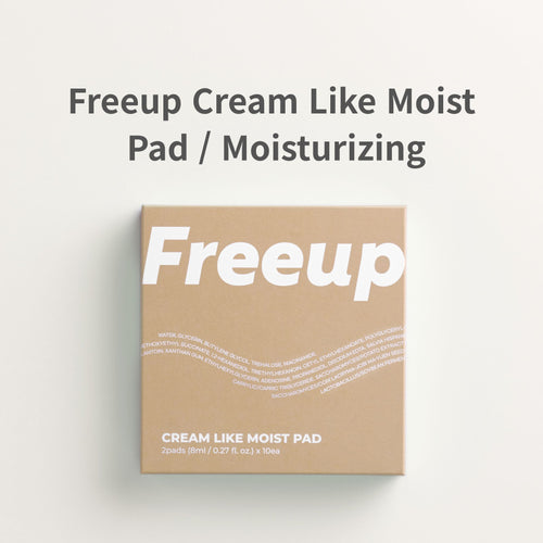 Freeup Cream Like Moist Pad / Moisturizing (Portable / Pack of 10)