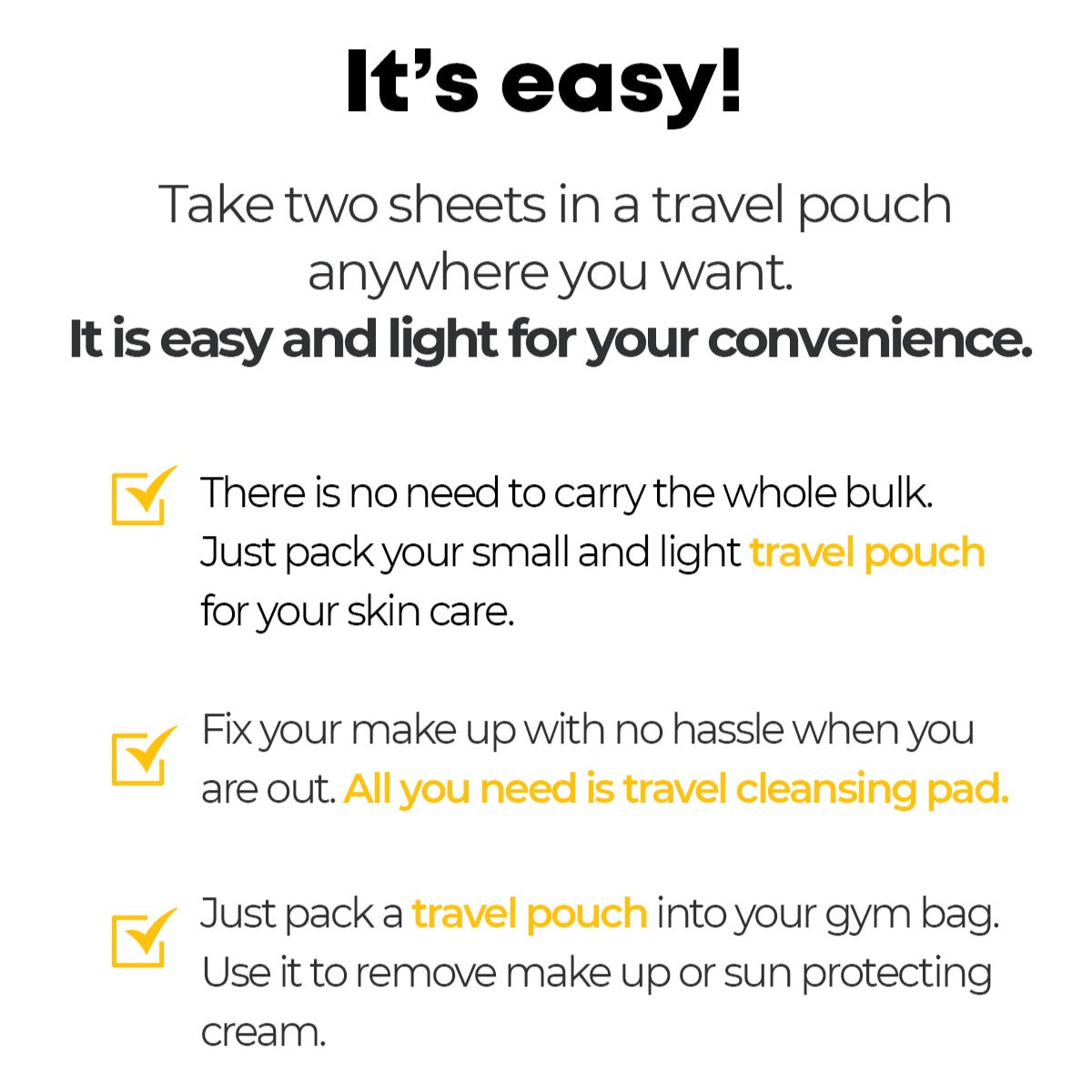 Freeup Fine Play Cleansing Pad (Portable / Pack of 7)