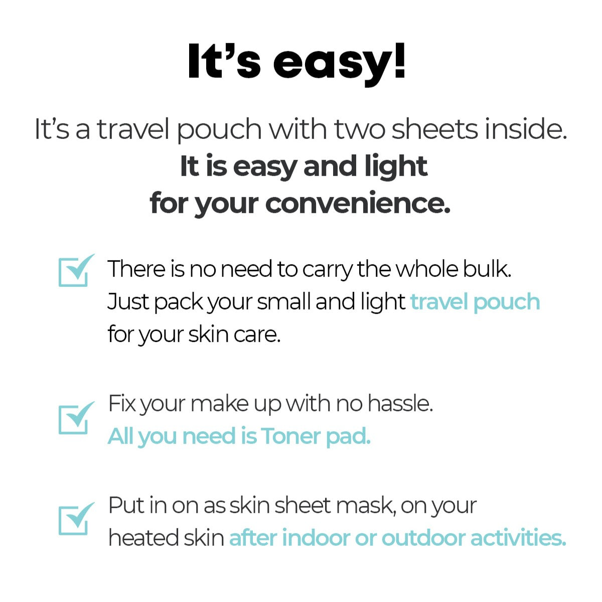 Freeup Peaceful Skin Soothing Pad (Portable / Pack of 7)