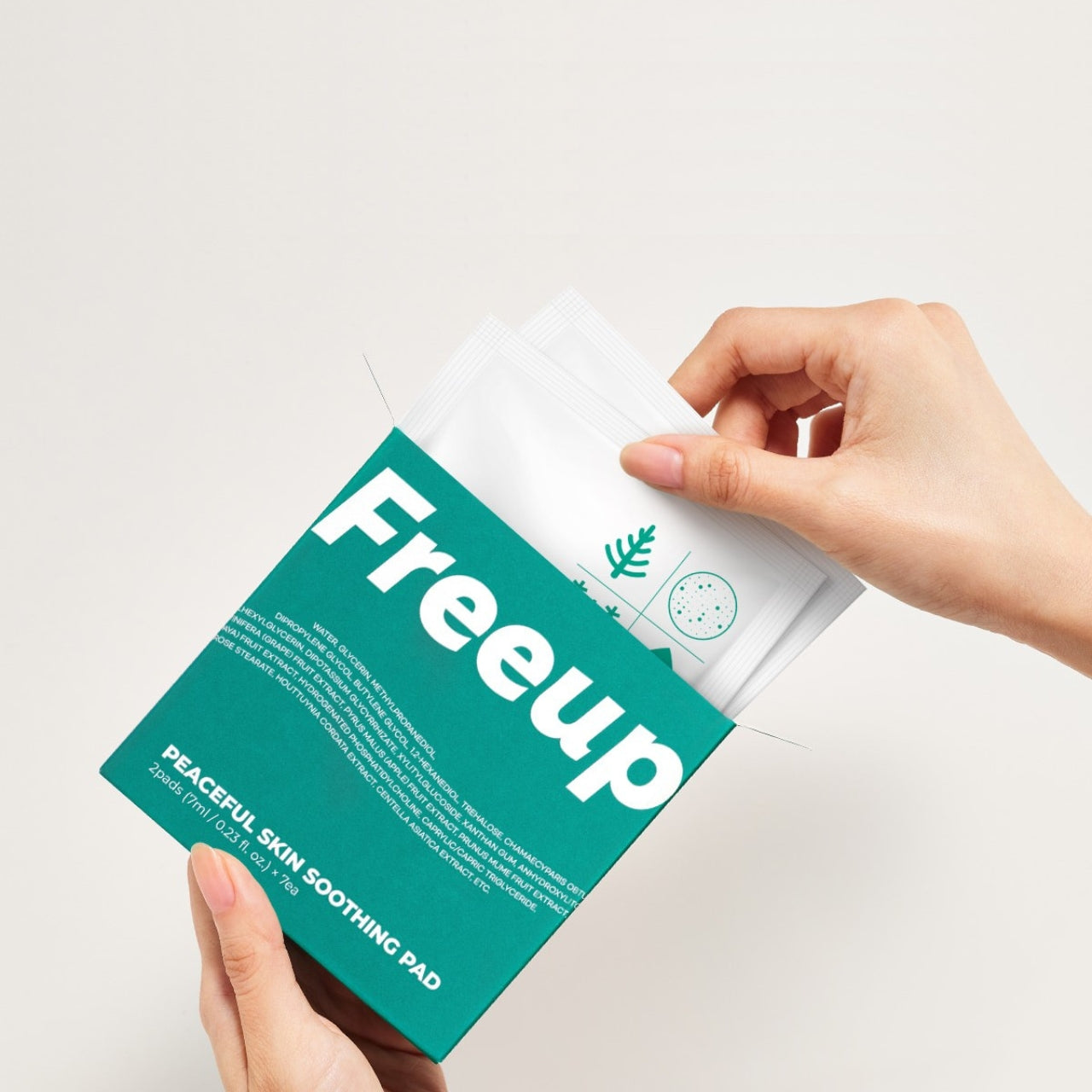 Freeup Peaceful Skin Soothing Pad (Portable / Pack of 7)