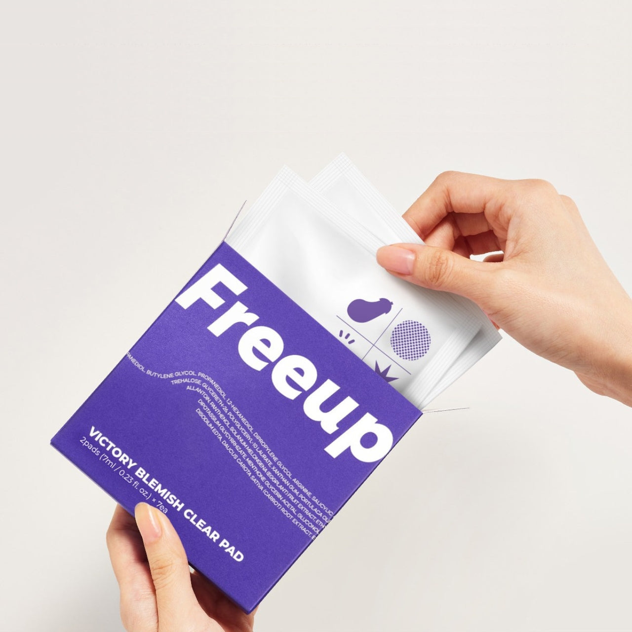 Freeup Victory Blemish Clear Pad  (Portable / Pack of 7)